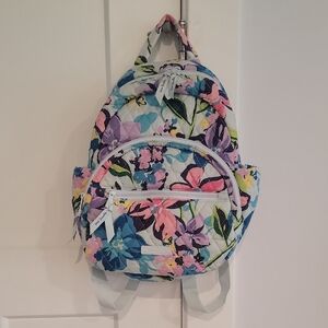 Vera Bradley Woman's Mini Backpack In Floating Blossoms